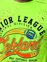 Camiseta de hombre verde OZONEE JS/KS1975Z