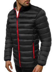 Chaqueta de hombre negra/2 OZONEE JB/JP1111