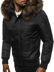 Chaqueta de hombre negra OZONEE O/99123