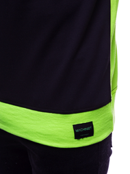 Sudadera de hombre neón verde OZONEE MACH/2121