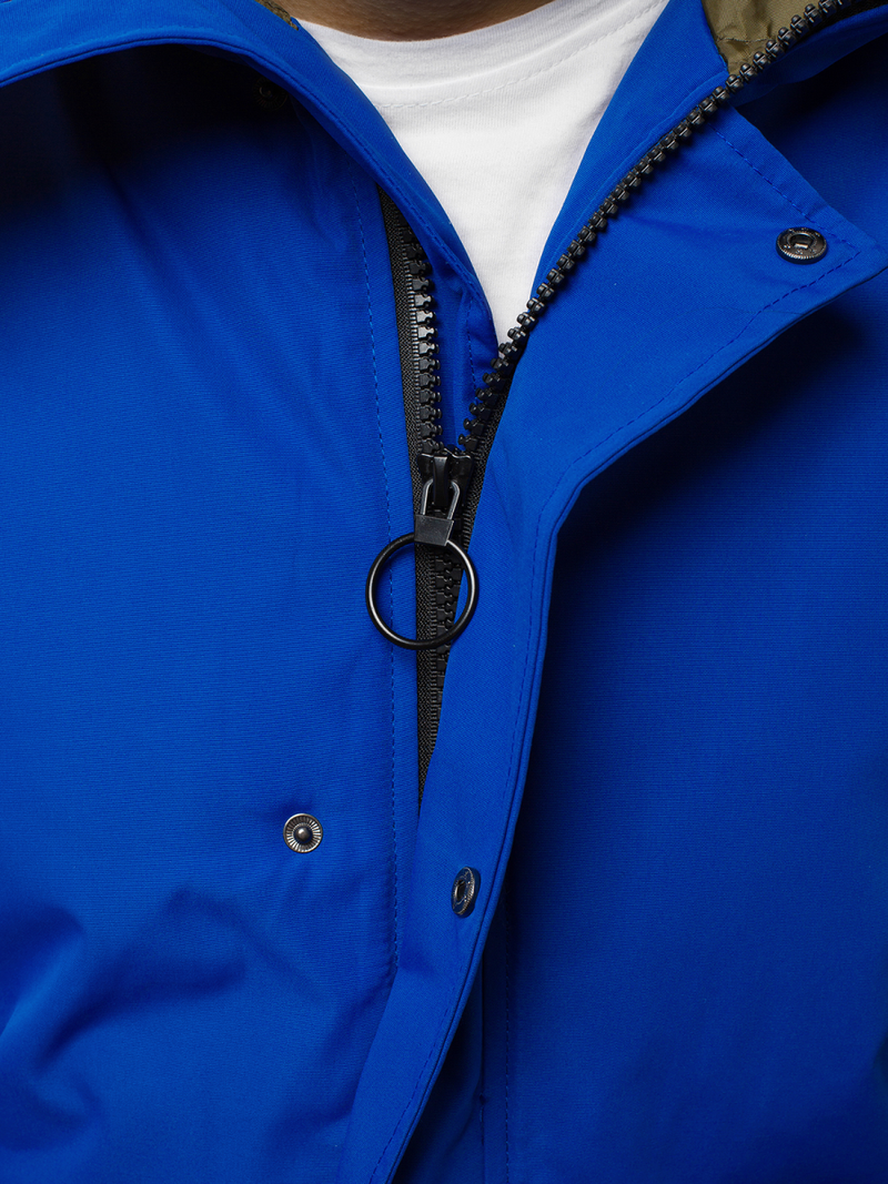 Chaqueta de hombre azul OZONEE JS/2019005
