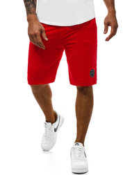 Pantalón corto de hombre rojo OZONEE MAD/2923