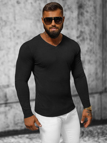 Jersey de hombre negro OZONEE NB/MMB601/4Z