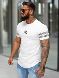 Camiseta de hombre blanca OZONEE O/B1213