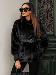 Chaqueta de mujer negra OZONEE JS/11Z8075Z