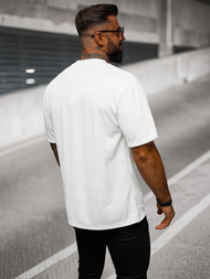 Camiseta de hombre blanca OZONEE O/3C333