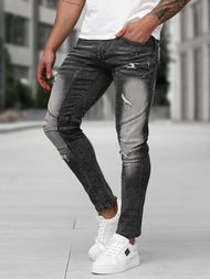 Vaqueros de hombre negras OZONEE NB/MP0045NZ