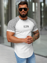 Camiseta de hombre blanca OZONEE O/B1212