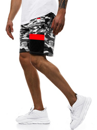 Pantalón corto de hombre gris JS/KK300160