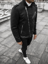 Chaqueta de hombre negra OZONEE JS/M15501