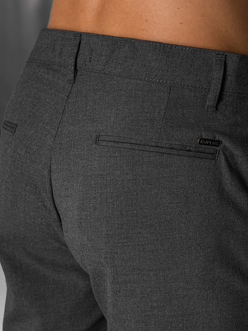 Pantalones cortos chinos de hombre grafito OZONEE DJ/4400