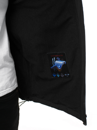 Chaqueta de hombre negro-amarilla OZONEE GE/12266Z