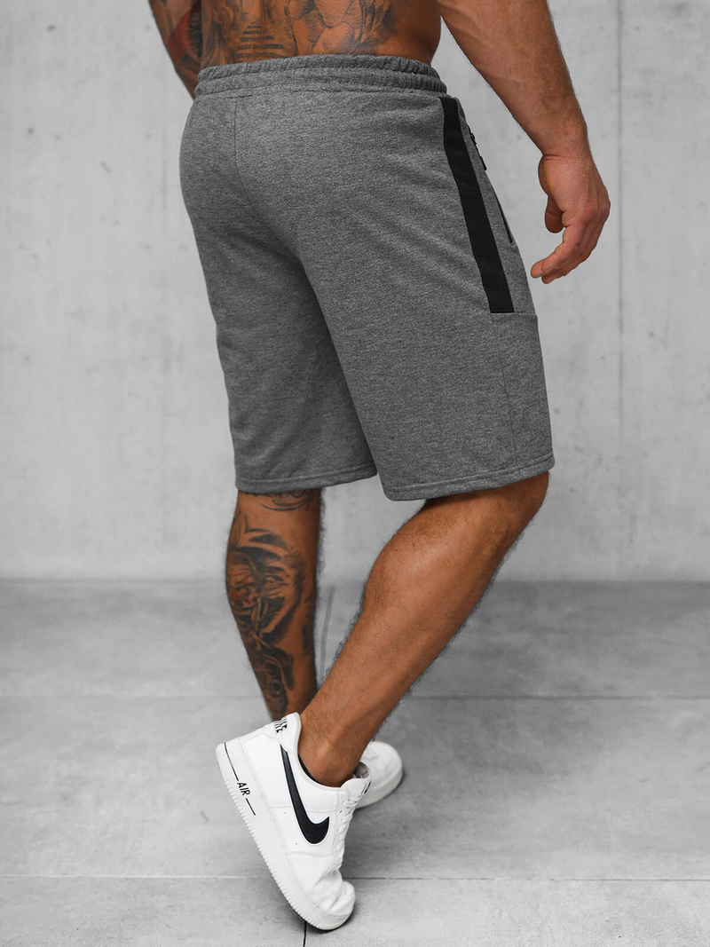 Pantalón corto de hombre grafito OZONEE JS/8K1500/5