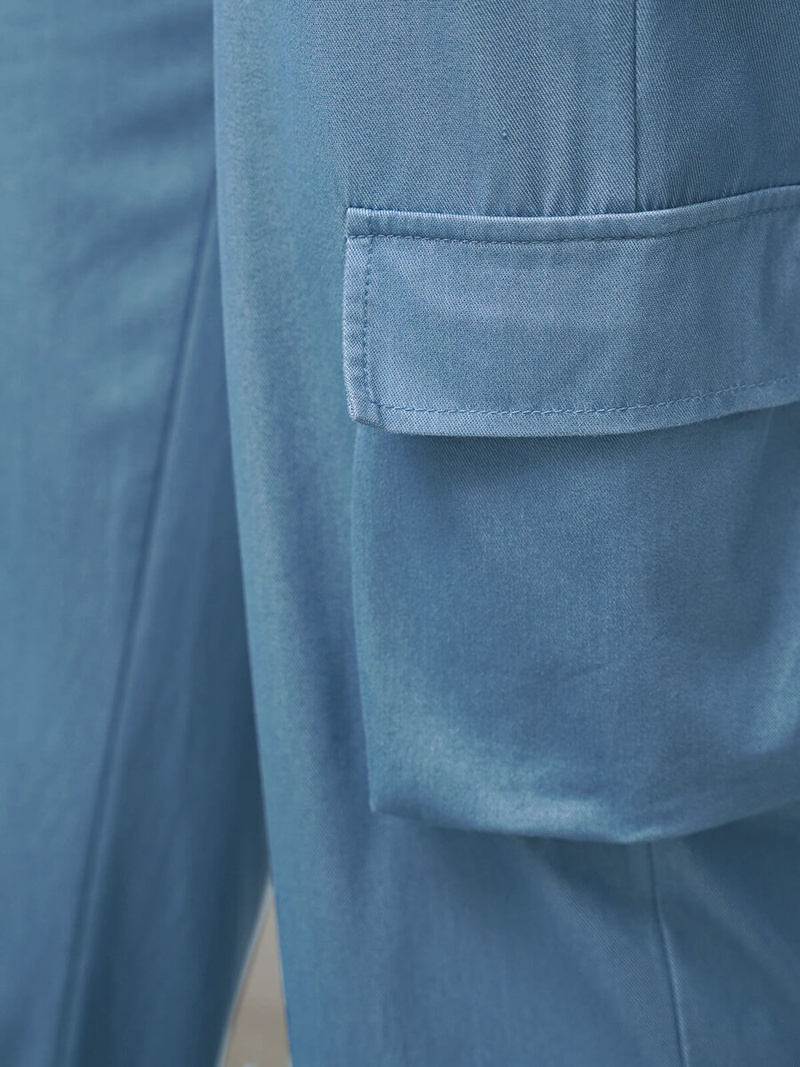 Vaqueros de mujer de azul OZONEE O/HGM6610