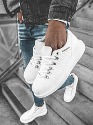 Sneakers de hombre blancos OZONEE CH/021