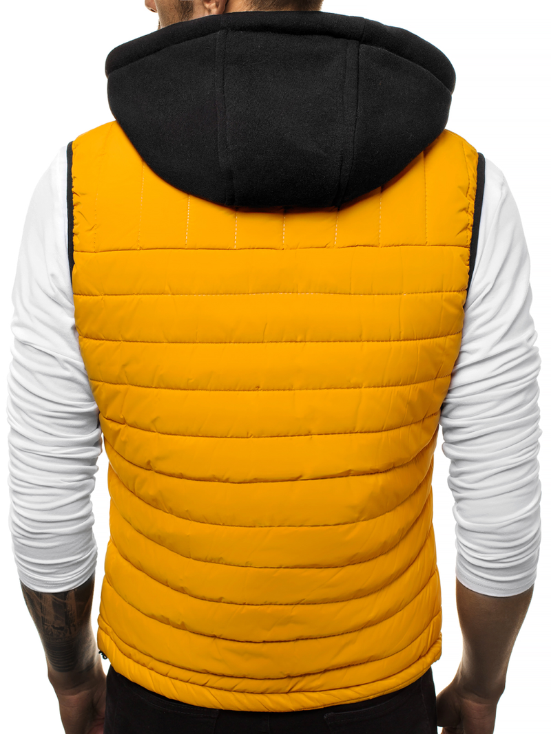 Chaleco de hombre amarilla OZONEE N/6102