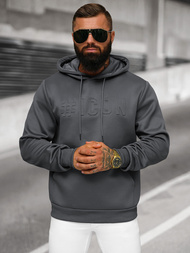 Sudadera de hombre grafito OZONEE JS/27B6502/5