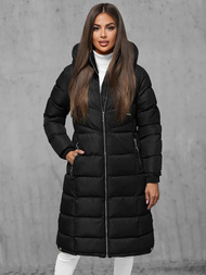 Chaqueta de mujer negra OZONEE JS/M736/392