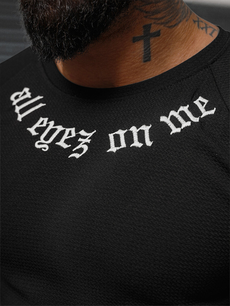 Camiseta de hombre negras OZONEE O/T7256