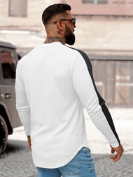 Sudadera de hombre blanca OZONEE O/D7197