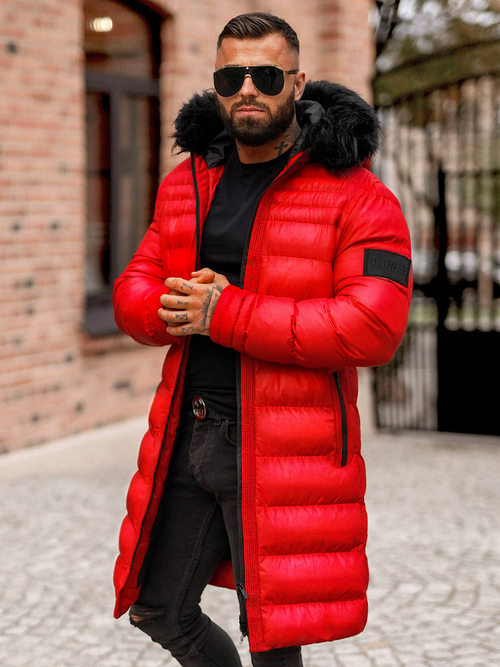 Chaqueta de hombre roja OZONEE O/M801Z