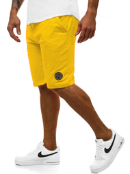 Pantalón corto de hombre amarillo OZONEE MAD/2923