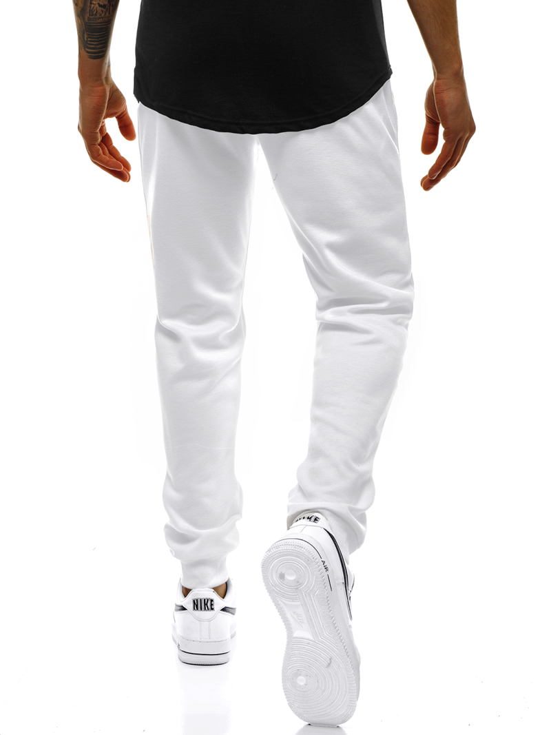 Pantalón de chándal de hombre blancos OZONEE JS/JZ11001