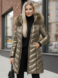 Chaqueta de mujer oro OZONEE JS/16M9100/403Z