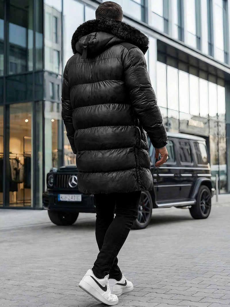 Chaqueta de hombre negra OZONEE O/M800Z