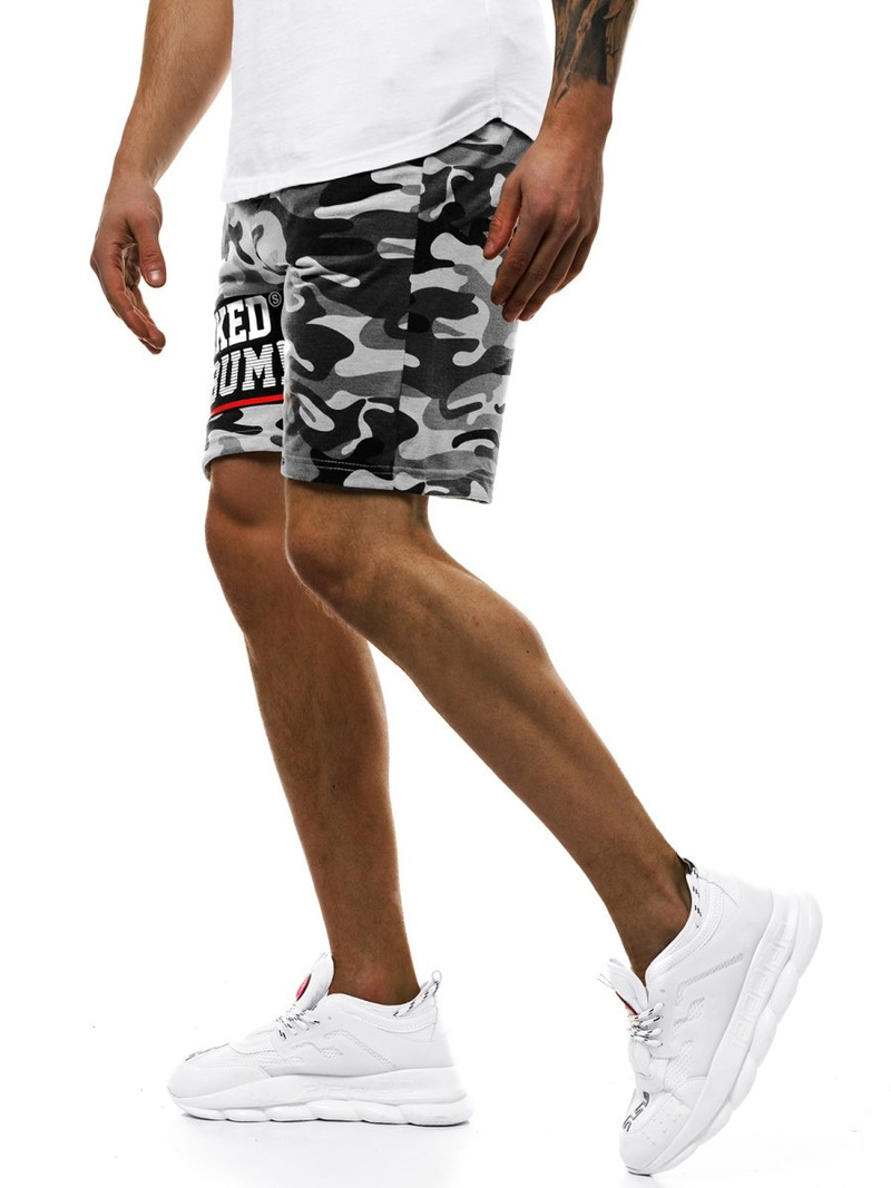 Pantalón corto de hombre gris JS/KK300161