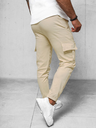 Pantalón chino de hombre beige OZONEE O/1404SP