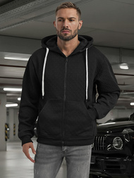 Sudadera de hombre negra OZONEE O/G3066