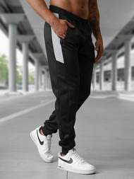 Pantalón de chándal de hombre negras OZONEE JS/15K1850/3