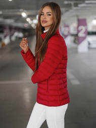 Chaqueta de mujer roja OZONEE JS/16M9111/270Z