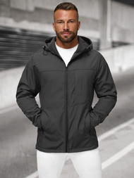 Chaqueta softshell para hombre grafito OZONEE JS/27B6523/5