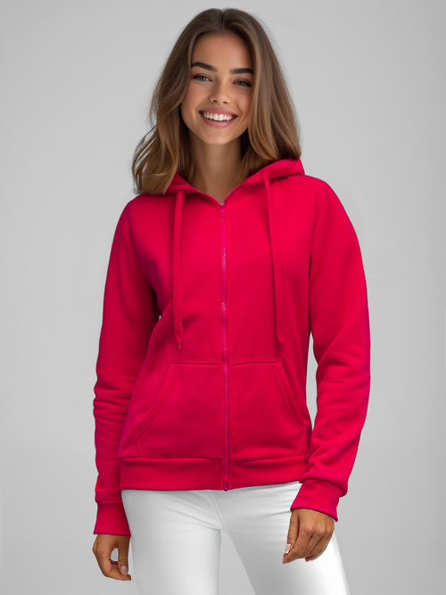 Sudadera de mujer frambuesa OZONEE JS/W03/59