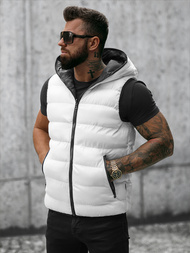 Chaleco de hombre blanca OZONEE N/7125