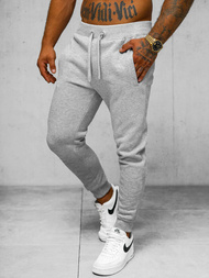 Pantalón de chándal de hombre gris OZONEE JS/XW01Z