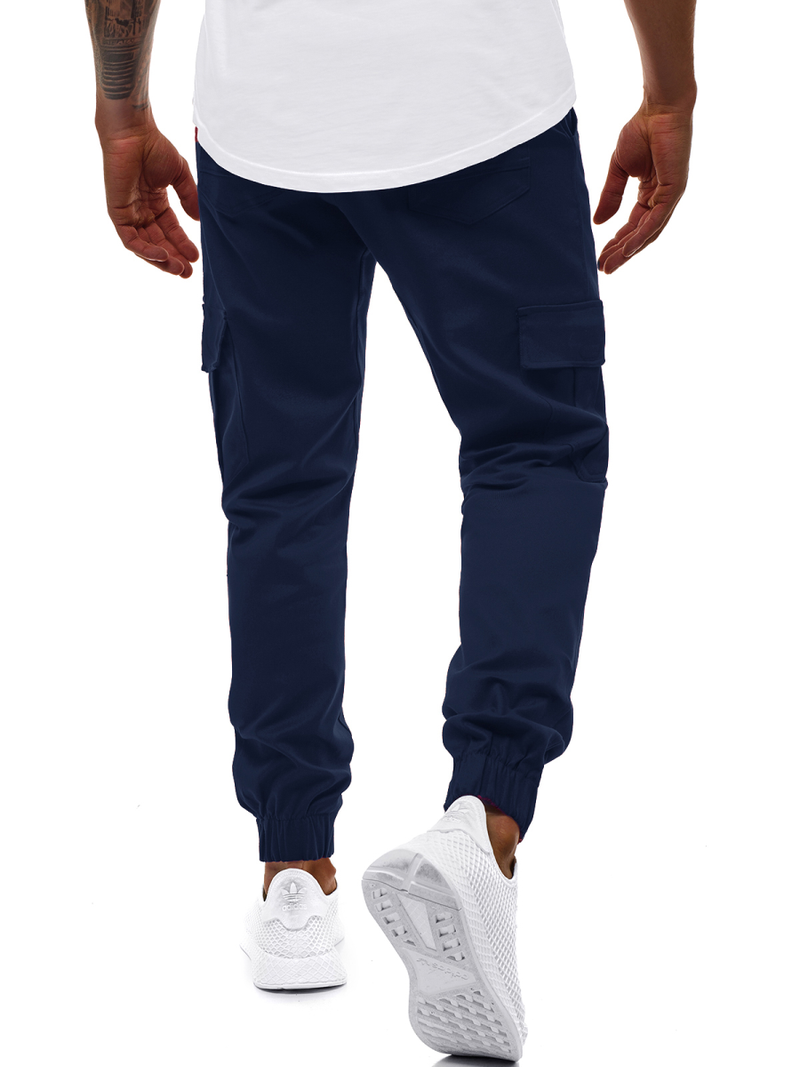 Pantalón jogger de hombre granate-oscuro OZONEE A/404