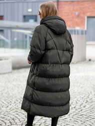 Chaqueta de mujer negra OZONEE JS/5M3163/392Z