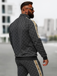 Chándal de hombre negro OZONEE O/FF5110AB