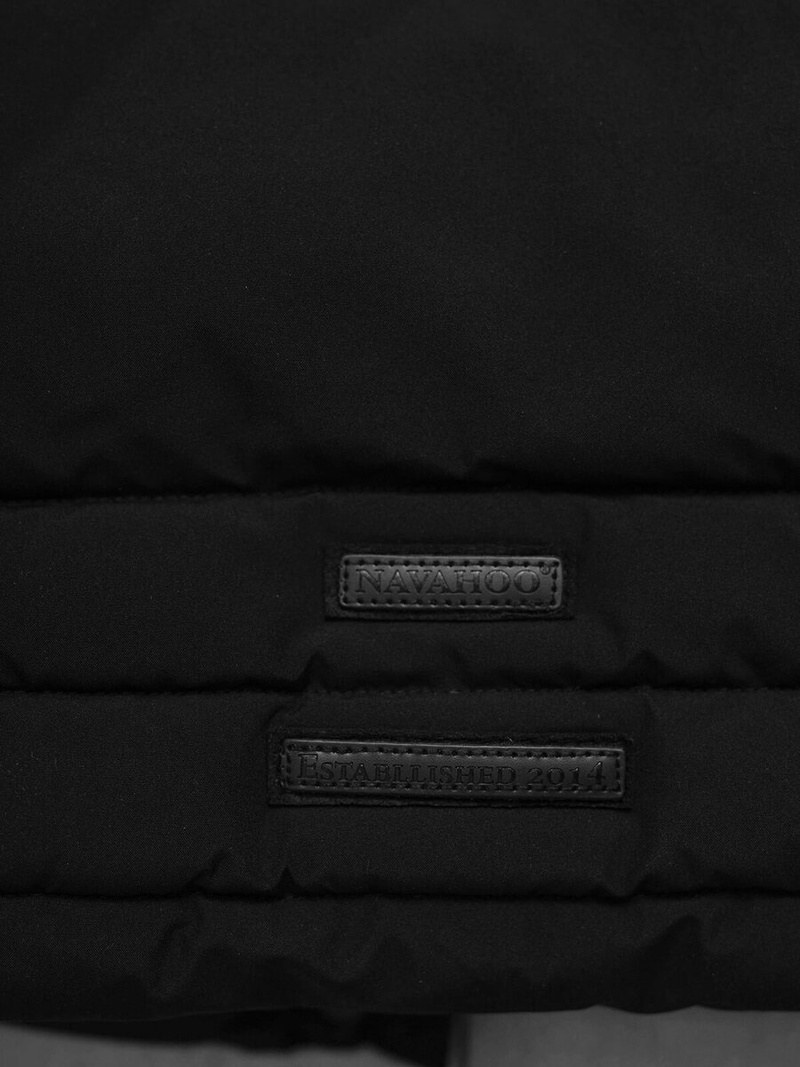 Chaqueta de mujer negra OZONEE O/W377Z