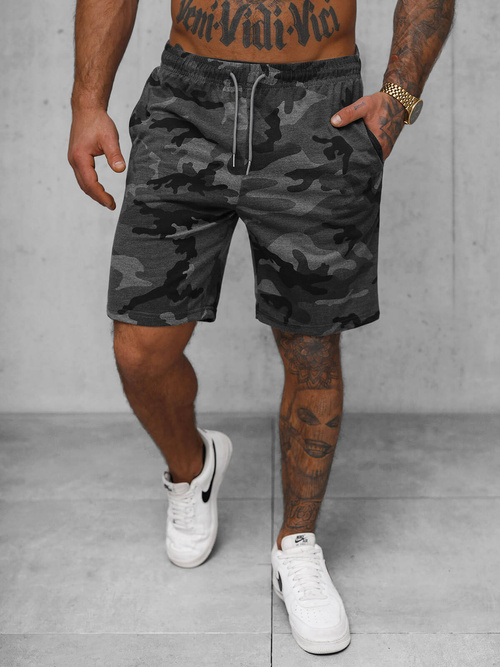 Pantalón corto de hombre grafito OZONEE JS/8K283/5