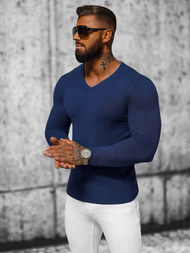 Jersey de hombre azul oscuro OZONEE NB/MMB601/5Z