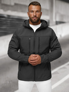 Chaqueta softshell para hombre grafito OZONEE JS/27B6525/5