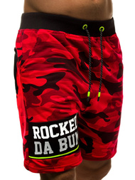 Pantalón corto de hombre rojo JS/KK300161