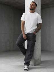 Vaqueros de hombre grafito OZONEE O/KK2828/5