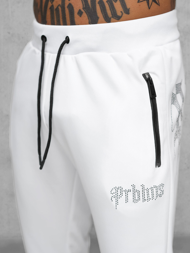 Chándal de hombre blanco OZONEE O/FF3781AB