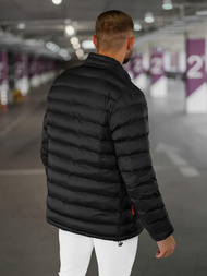 Chaqueta de hombre negra/2 OZONEE JB/JP1111Z