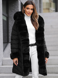 Chaqueta de mujer negra OZONEE JS/5M3156/392